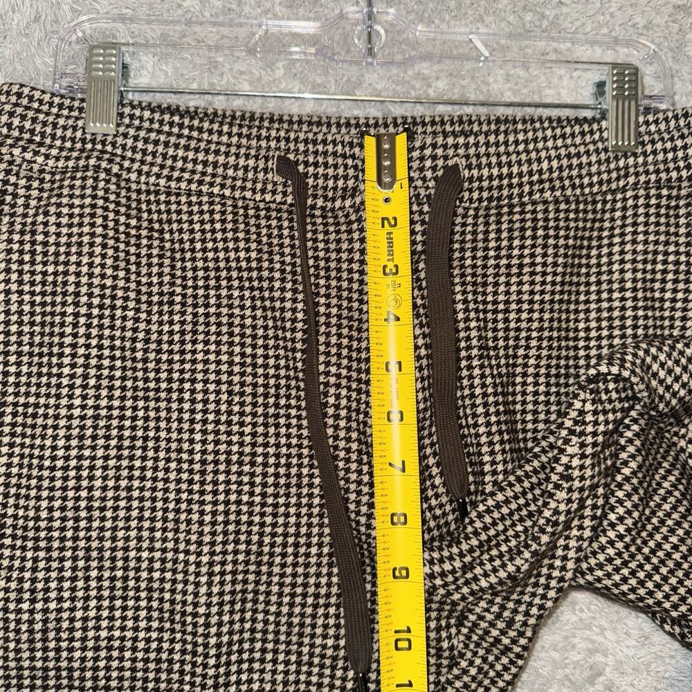 Todd Snyder Wool Blend Trouser Men Med 25" Houndstooth Brown Drawstring Pant - Picture 8 of 9